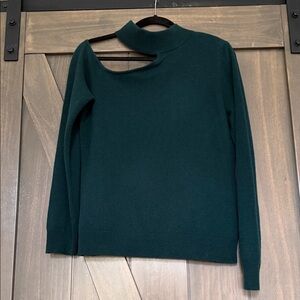 Emerald Green 100% Cashmere Women's Sweater
